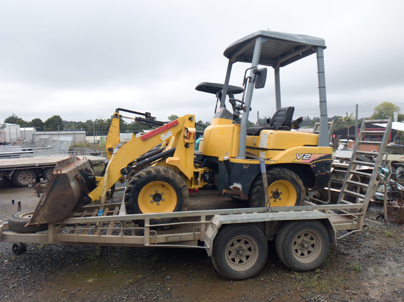 Yanmar V2 Trailered Loader